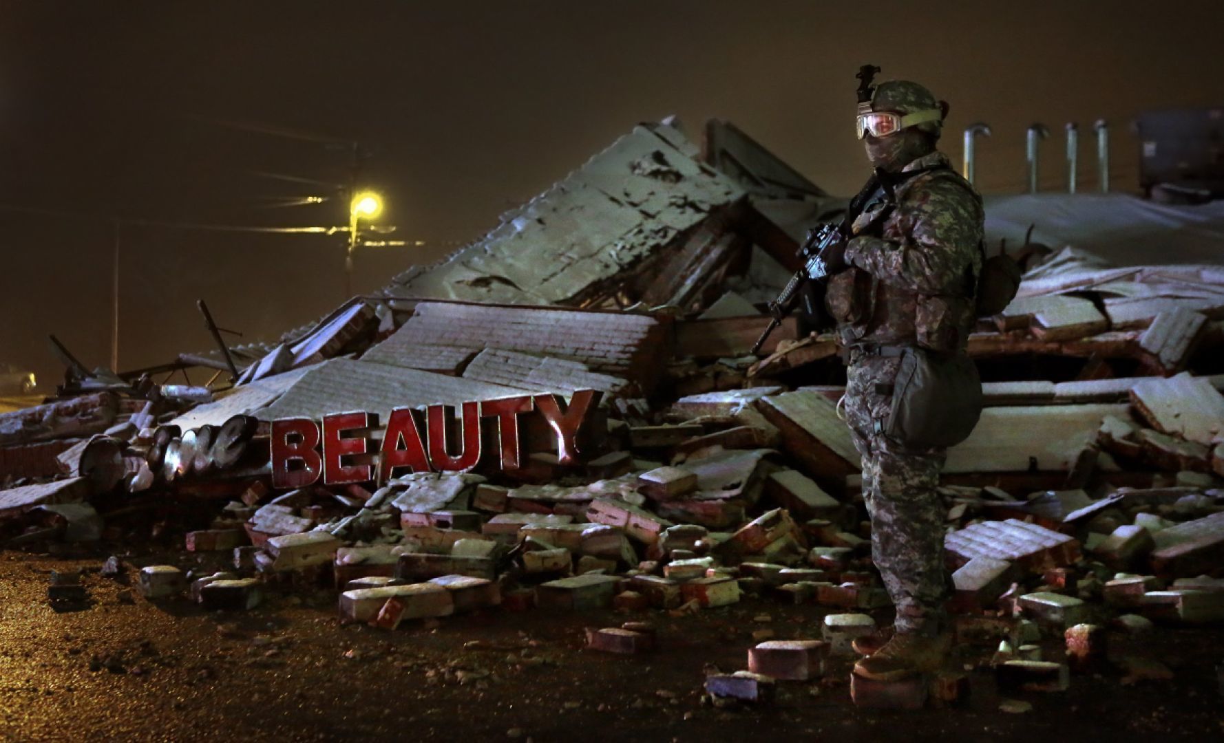 The rubble of Jade’s Nails